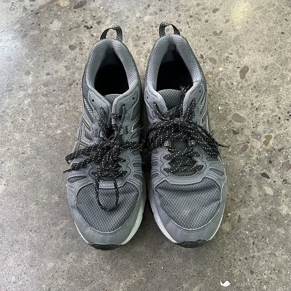 Asics Running Shoes‎ Womens Size 8 Gray Trail Mesh Athletic Sneakers 1012A476